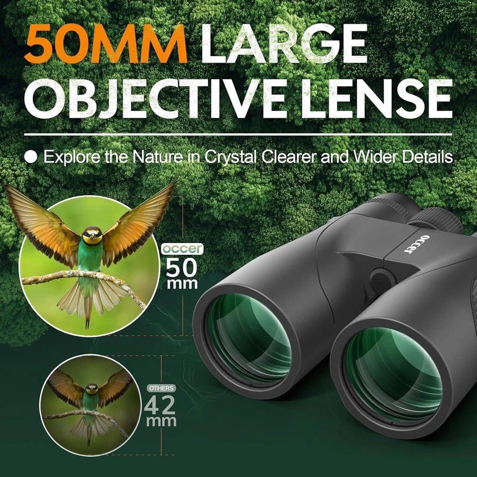 Professional 12x50 Binoculars for Concerts - Clear Vision - Image 4 of 4