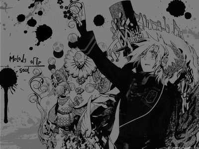 Black White Dgray Man Allen Anime Playmat Desk Mat TCG Card Game Mouse Pad