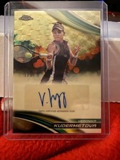 2025 Topps Chrome Veronika Kudermetova Auto Superfractor 1/1 CA-VKA