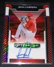 Jean Cabrera 2025 LEAF OPTICHROME Red Auto AUTOGRAPH #d 2/2 Mint!