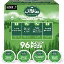 Green Mountain Flavored Coffee Variety Pack Light Roast K-Cup Coffee 24 Pods