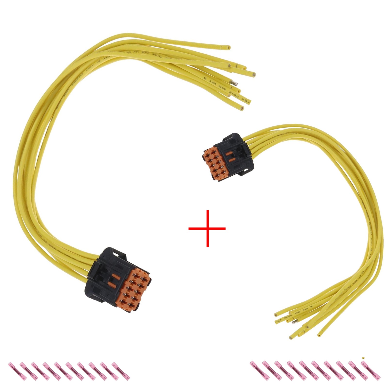 Connectique siège chauffant Citroën Jumpy double faisceau 1609939180 - 4
