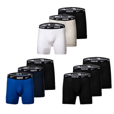 NIKE Men's Boxer Shorts, 3 Pack - Boxers, Cotton Stretch, Solid Color