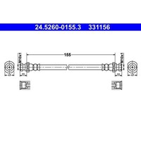 ATE 24.5260-0155.3 Bremsschlauch