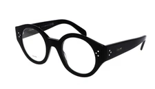 CELINE PARIS Readers CL50123I 001 48-23 140 Black Round Frames Reading Glasses
