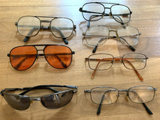 LOT OF 7 VINTAGE Unbranded Eyewear "Eye or Sun glasses-have frame  lenses" 35