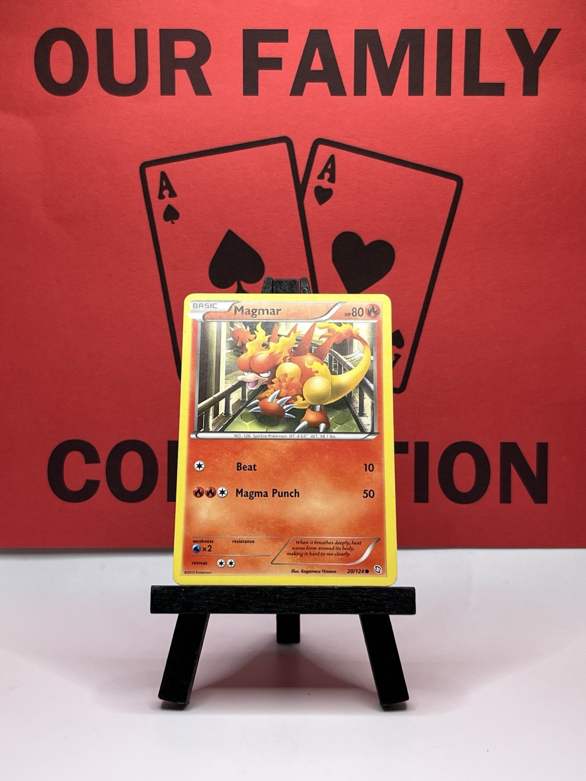 Magmar 20/124 Dragons Exalted Non Holo Pokemon Card