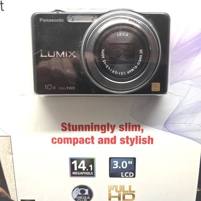 Panasonic LUMIX DMC-SZ7 14.1MP Digital Camera - Black for sale