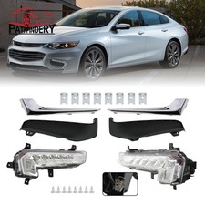 For 2016-2018 Chevrolet Malibu Xl Bumper Drl Led Daytime Running Lamp Fog Lights