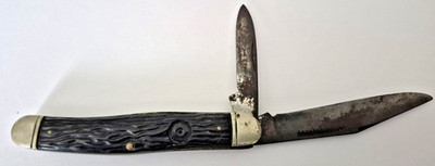 Boker Tree Brand 2 Blade Folding Pocket Knife Vintage German Steel