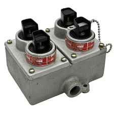 lot-of-2x-crousehinds-efd2838-2-push-button-station-explosion-proof-600v-34