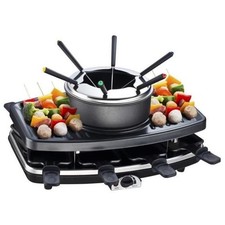 CONTINENTAL EDISON CERFG86B Appareil a raclette et fondue 8 personnes - 1100W