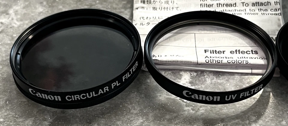 NEW IN BOX Canon 46U 46mm Filter Set - Circular PL + ND8 + UV Filter Lens Lenses - Image 2 of 4