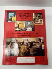 COMPUTER SOFTWARE 1991-1992 CATALOG APPLE II MACINTOSH VIDEO GAMES MORE