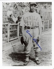 **Gene Benson Signed Autographed Negro League Photo PSA/DNA**