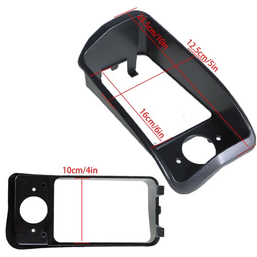 Black Headlight Bezel Driver & Passenger 1016880 For Club Car DS Golf Cart 1993+ - Picture 2 of 9