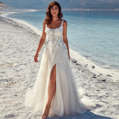 white dress with yellow Women's Golden Coastlines & Embroidered Scalloped Cotton Mini | Size: L launchdate:12/16/2022 Your frame color:Black frame Ivory Boho Wedding Dress Yellow Embroidered Scalloped Cotton