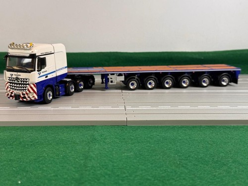 WSI truck models, MB Arocs MP4 Big Sp 8X4 + Ballast Trailer 6 Axle ,PREMIUM LINE