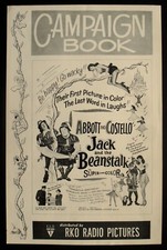 Abbott & Costello Jack and the Beanstalk 1952 Movie Press Book