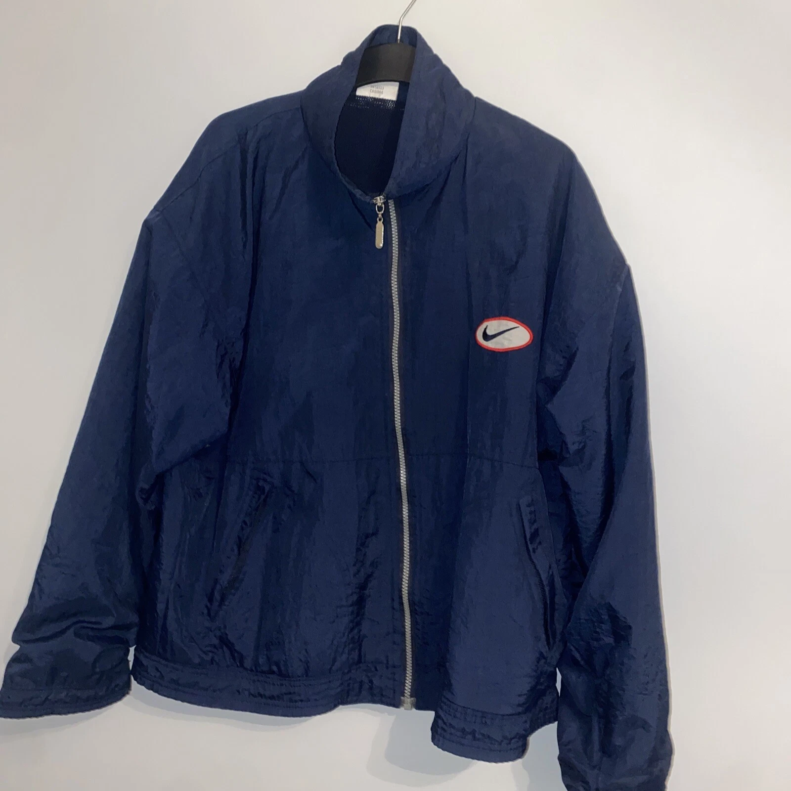 Vintage Nike Windbreaker Jacket Mens Size XL blue Lightweight rare swoosh 70 80