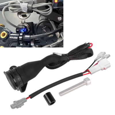 Quick Charger USB Aux Plug Connector Socket Adapter For YAMAHA MT