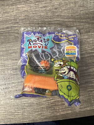 Rugrats Riding Raptor 1998 Burger King Rugrats The Movie Toy Chuckie Riding Raptor Raft ...