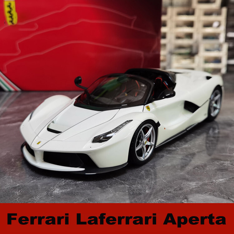 BBR 1:18 Ferrari Laferrari Aperta All Open Diecast Car Model Collection Display