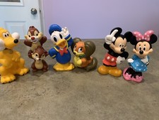 Disney Lot of 6 Mickey And Friends Bath Toys
