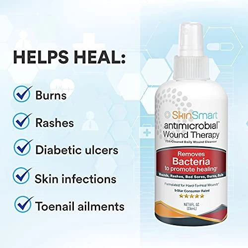 Terapia de heridas obiales ácido hipocloroso elimina de forma segura las bacterias para que las heridas puedan sanar Foto 2 de 4