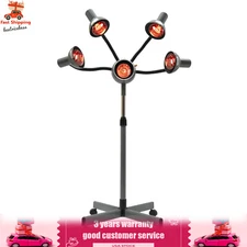 5Head Infrared Light Heat Therapy Red Lamp Salon Hair Perming Dyeing Steamer SPA