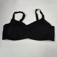 Kindred Bravely Women Nursing Bra Large Black Smooth Lightly Lined Wireless
