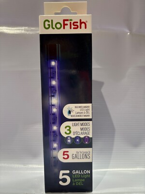 GloFish Blue & White LED Light for 5 US Gal