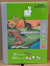 J05542 - Dinosaurs My Magnetibook, by Janod, from Juratoys, For Ages 3 - 8 Years