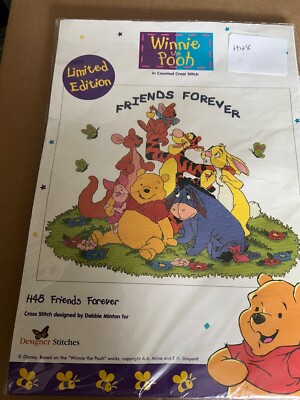 H48 Designer Stitches Pooh & friends X Stichset Friends Forever