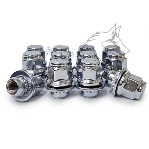 20 OEM Factory Lug Nuts Chrome For Toyota Lexus 12x1.5 Fits Mag/Flat