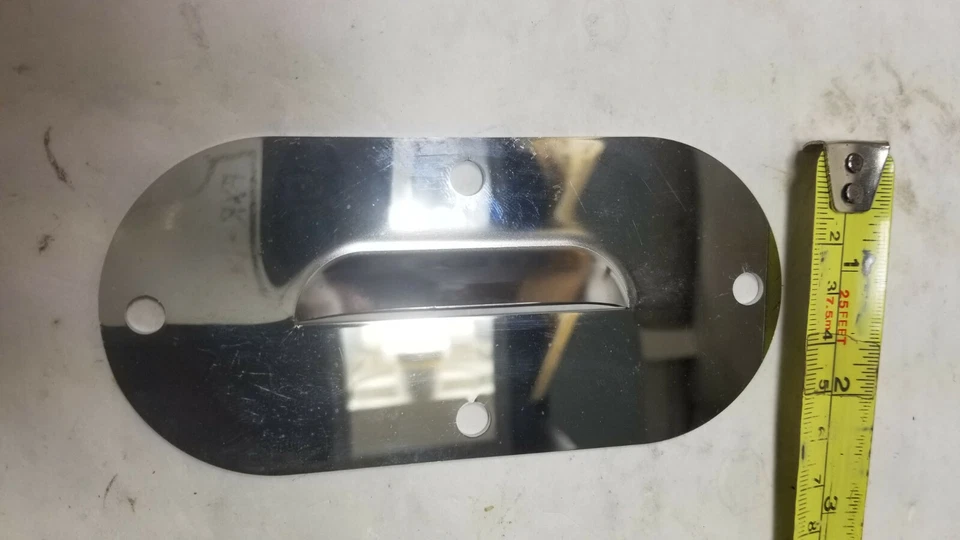 Capa de inspeção primária cromada indiana Chief Scout NOS motocicleta Gilroy NOVA - Imagem 3 de 4