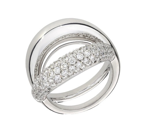 Dior⭐︎mimiouiミミウィ⭐︎K18 ホワイトゴールド×ダイヤリング Christian Dior Mimi Oui Ring Diamond K18 White Gold Women Boxed | eBay