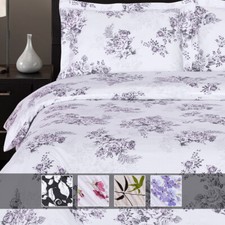Luxury Printed Sheets 100 Pure Sateen Combed Cotton Deep Pocket Wrinkle Free