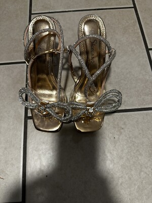 Shoe Land SL Naomi Woman Sandals Clear Rose Gold x002TVZX65 shoes