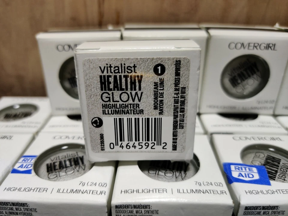 Lot of 15 CoverGirl Vitalist Healthy Glow Highlighter Illuminator 1 Moonbeam  - Image 2 of 2