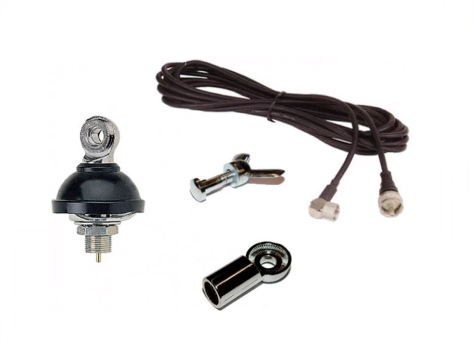 MOONRAKER DV-KIT DV MOUNT - 4M RG58 CABLE TERMINATED PL259 BANJO ADAPTER WING NUT AND BOLT