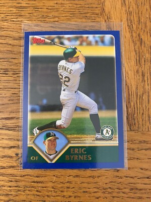 Topps 401 Eric Byrnes Card | eBay