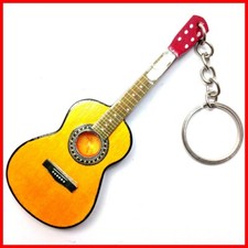 GUITARE CLASSIQUE PORTE CLE! Collection Acoustique Instrument flamenco Bois Mini