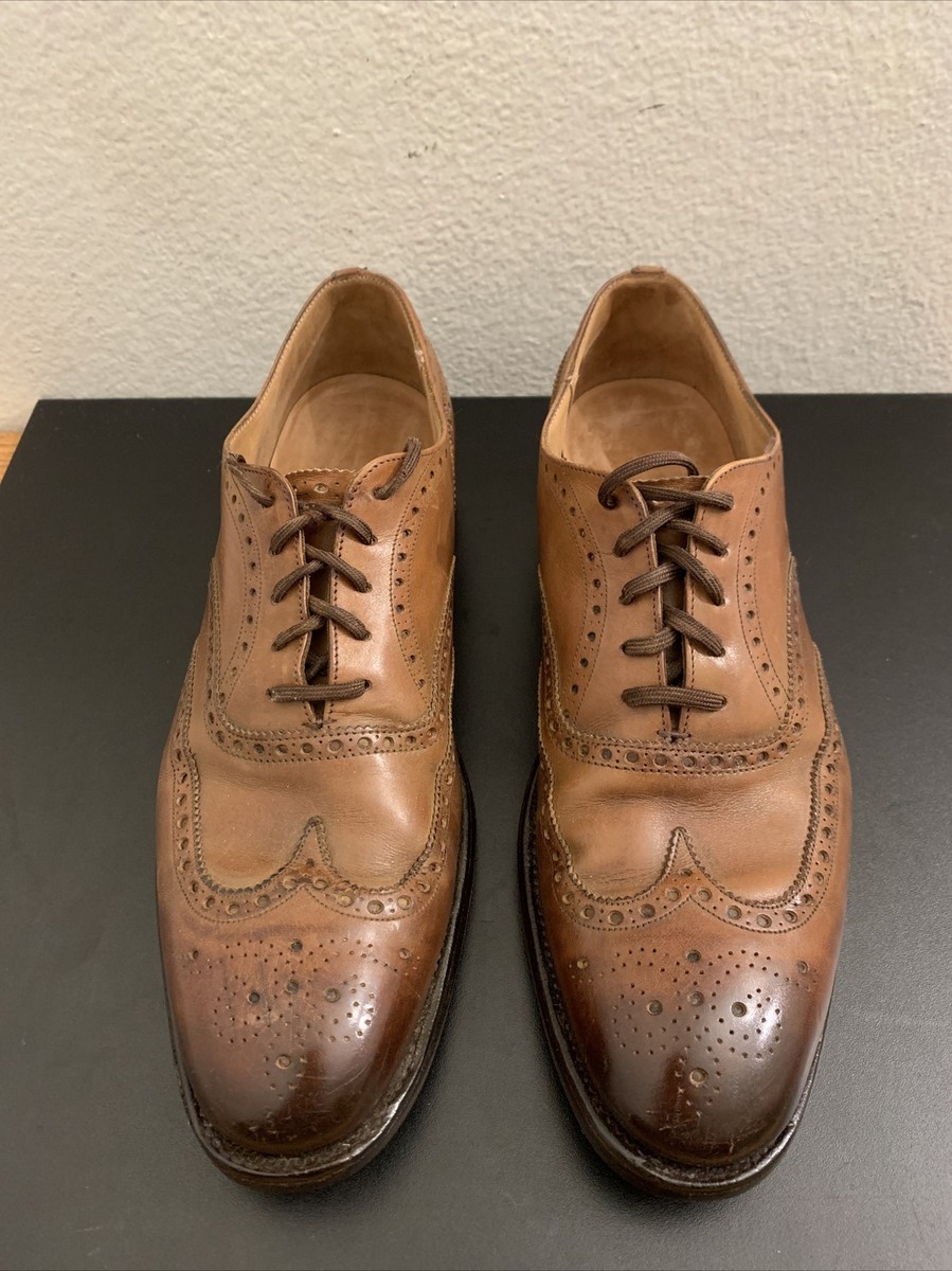 Church’s Mens UK 8.5 / US 9.5 Brown Leather Burnwood Wingtip Derby Brogue Oxford Church main image 2