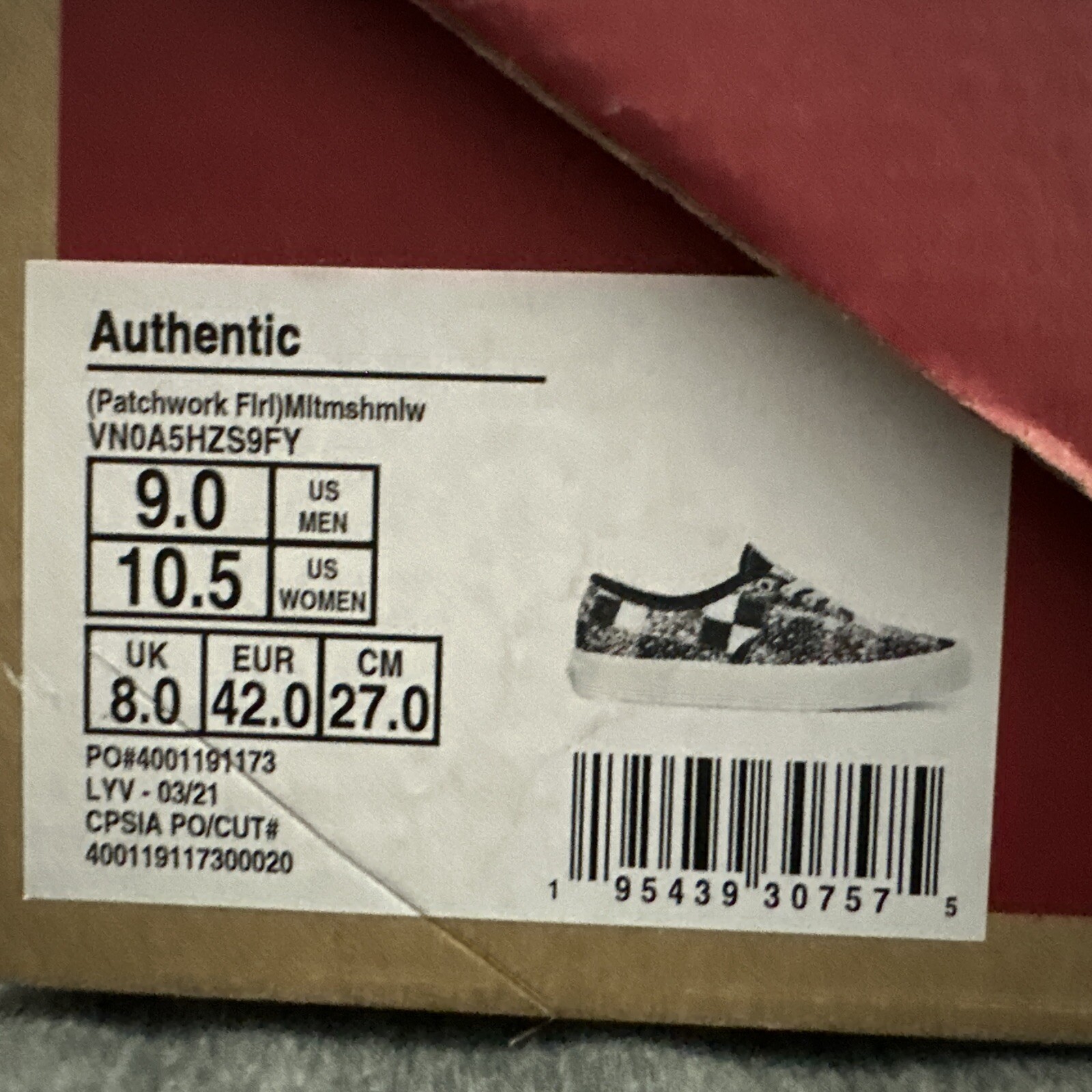 Vans Authentic  Patchwork Floral Checkboard Women… - image 14