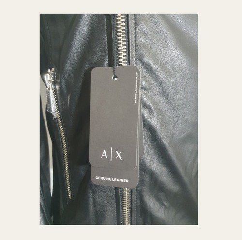 Chaqueta Biker De Piel Armani Exchange - Imagen 5 de 9