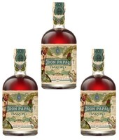 3X Don Papa Baroko Rum 40 % Vol. - 0,7L Flasche