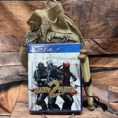 Shadow Warrior 2 PS4 Special Reserve Games Sony PlayStation 4 W/ Bag And Scroll