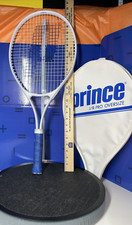Prince J/R Pro Oversized tennis racquet cover blue white 4 1/2 Grip