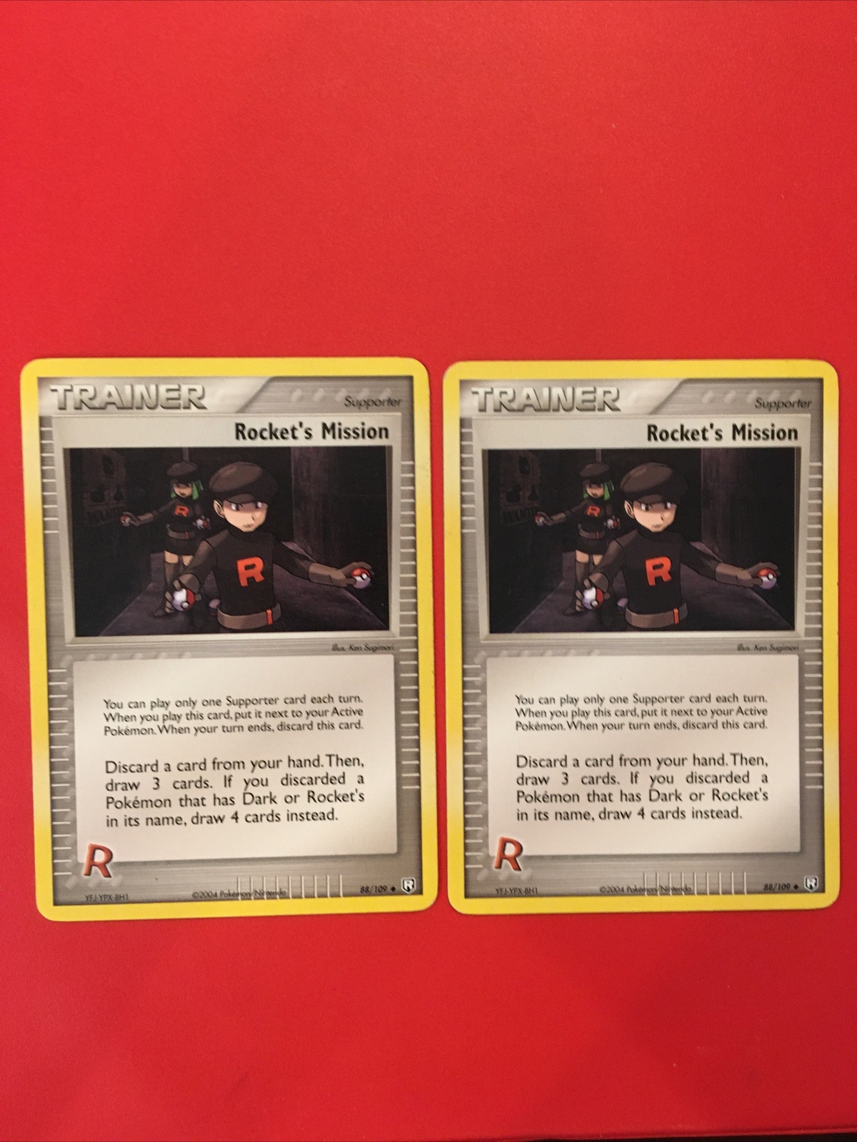 ROCKET'S MISSION 88/109 rockets Return UNCOMMON Pokémon Trainer 2004 CARD NM